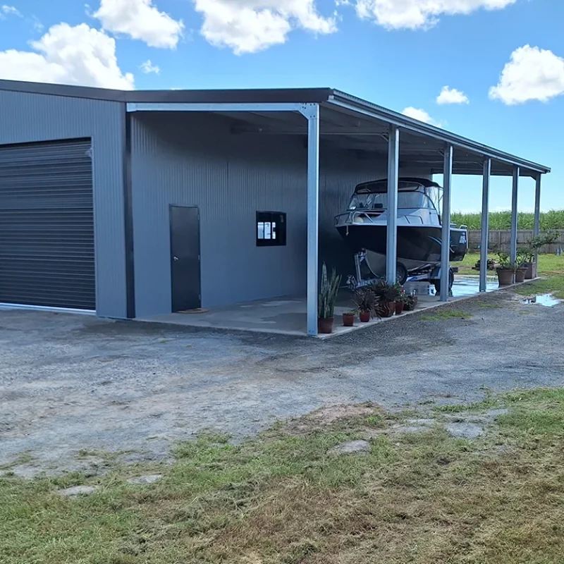 The Boater's Dream Boat Shed